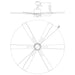 65" Bendan Industrial Downrod Mount Ceiling Fan with Lighting and Remote Control - Sweatfully