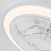 20" Ikon Modern DC Motor Flush Mount Reversible Ceiling Fan with Lighting and Remote Control - Sweatfully
