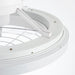 20" Ikon Modern DC Motor Flush Mount Reversible Ceiling Fan with Lighting and Remote Control - Sweatfully