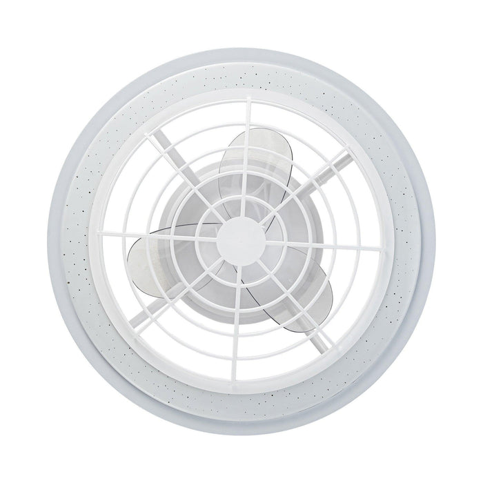 20" Ikon Modern DC Motor Flush Mount Reversible Ceiling Fan with Lighting and Remote Control - Sweatfully