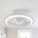 20" Ikon Modern DC Motor Flush Mount Reversible Ceiling Fan with Lighting and Remote Control - Sweatfully