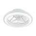 20" Ikon Modern DC Motor Flush Mount Reversible Ceiling Fan with Lighting and Remote Control - Sweatfully