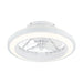 20" Ikon Modern DC Motor Flush Mount Reversible Ceiling Fan with Lighting and Remote Control - Sweatfully