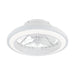 20" Ikon Modern DC Motor Flush Mount Reversible Ceiling Fan with Lighting and Remote Control - Sweatfully