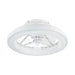 20" Ikon Modern DC Motor Flush Mount Reversible Ceiling Fan with Lighting and Remote Control - Sweatfully