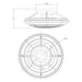 20" Ikon Modern DC Motor Flush Mount Reversible Ceiling Fan with Lighting and Remote Control - Sweatfully