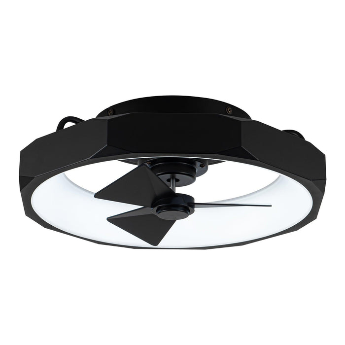 19" Britton Flush Mount Reversible Ceiling Fan with Remote Control - Sweatfully