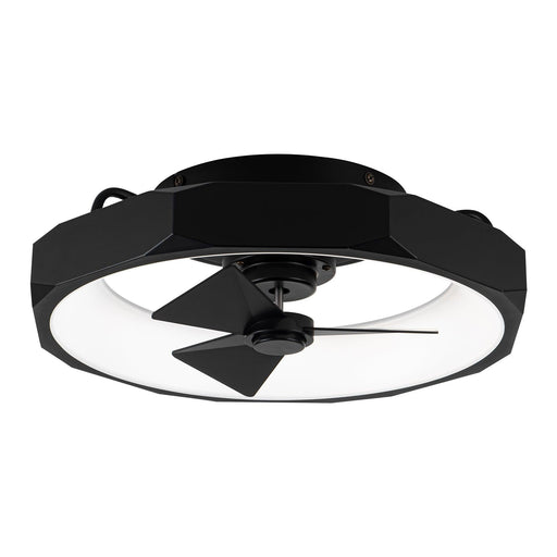 19" Britton Flush Mount Reversible Ceiling Fan with Remote Control - Sweatfully