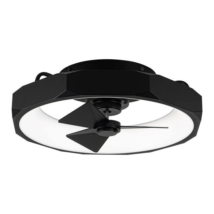 19" Britton Flush Mount Reversible Ceiling Fan with Remote Control - Sweatfully