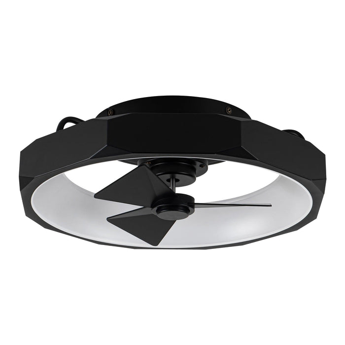 19" Britton Flush Mount Reversible Ceiling Fan with Remote Control - Sweatfully