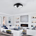 19" Britton Flush Mount Reversible Ceiling Fan with Remote Control - Sweatfully