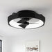 19" Britton Flush Mount Reversible Ceiling Fan with Remote Control - Sweatfully