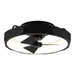 19" Britton Flush Mount Reversible Ceiling Fan with Remote Control - Sweatfully