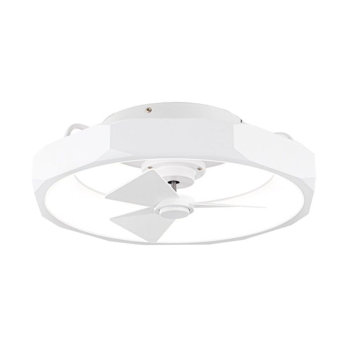 19" Britton Flush Mount Reversible Ceiling Fan with Remote Control - Sweatfully
