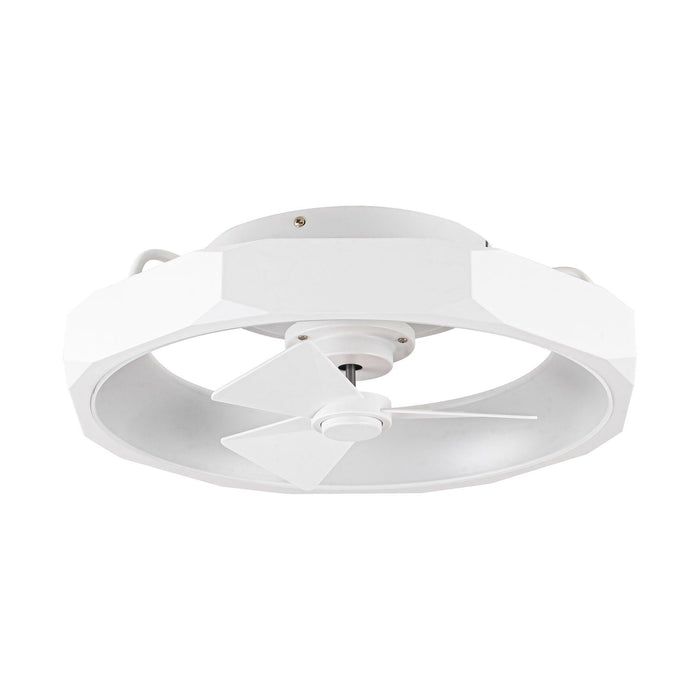 19" Britton Flush Mount Reversible Ceiling Fan with Remote Control - Sweatfully
