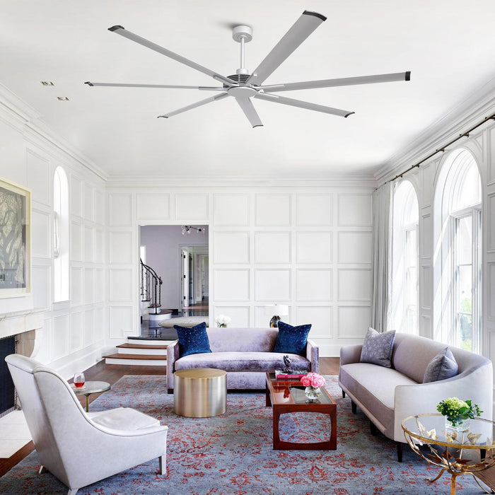 84 Inch 100 Inch Silent Storm Extra Large Ceiling Fan with Remote Control - Sweatfully
