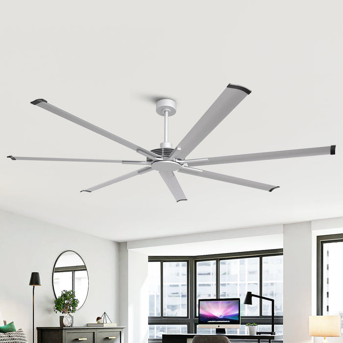 84 Inch 100 Inch Silent Storm Extra Large Ceiling Fan with Remote Control - Sweatfully