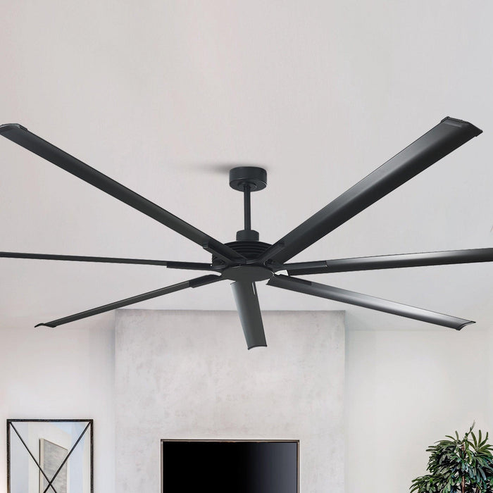 84 Inch 100 Inch Silent Storm Extra Large Ceiling Fan with Remote Control - Sweatfully