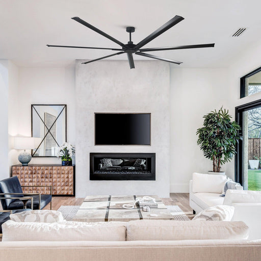 84 Inch 100 Inch Silent Storm Extra Large Ceiling Fan with Remote Control - Sweatfully