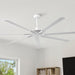 84 Inch 100 Inch Silent Storm Extra Large Ceiling Fan with Remote Control - Sweatfully