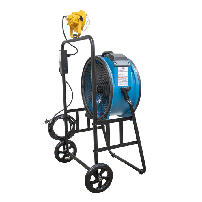 XPOWER FA-420K6 1/3 HP 3600 CFM 4-Speed Warehouse Fan with Timer - Sweatfully