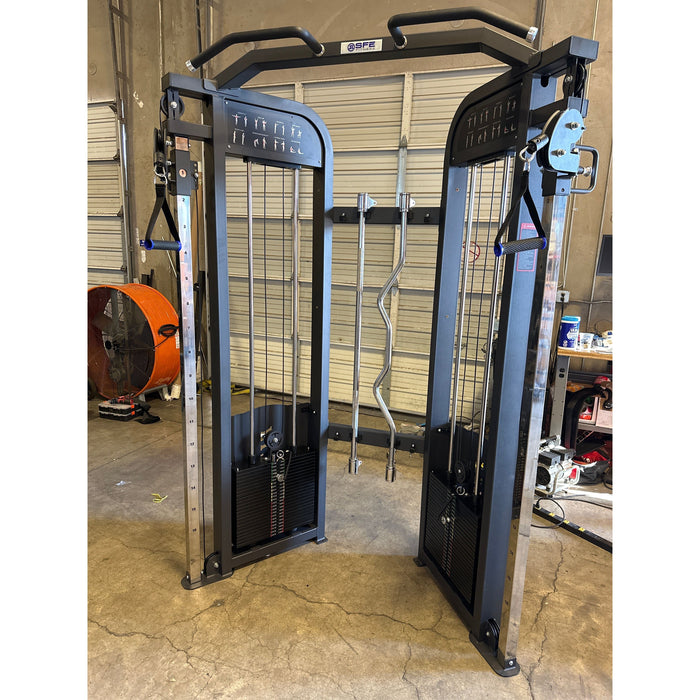 SFE Commercial Functional Trainer with 250lb weight stacks (New) - Sweatfully