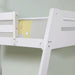 Solid Wood Twin / Full Bunk Bed with Reversible Angled Ladder and Underbed Drawers - Sweatfully