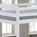Transitional Solid Hardwood Twin over Twin Bunk Bed, Patented Insert & Lock Joint for Extra Safety for Kids - Sweatfully