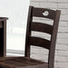 36"H Solid Rubberwood and Wood Veneer 5-Piece Counter Ht. Table Set - Sweatfully