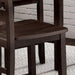 36"H Solid Rubberwood and Wood Veneer 5-Piece Counter Ht. Table Set - Sweatfully