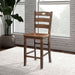 36"H Solid Rubberwood and Wood Veneer 5-Piece Counter Ht. Table Set - Sweatfully