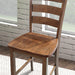 36"H Solid Rubberwood and Wood Veneer 5-Piece Counter Ht. Table Set - Sweatfully