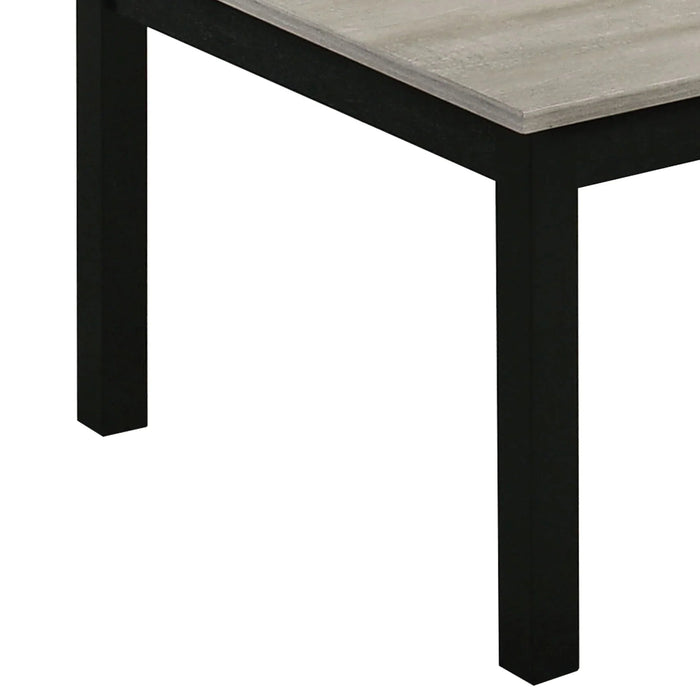 Findlay 3-Piece 47.5 in. Rectangle Faux Marble Top Coffee Table Set with Solid Wood Legs - Sweatfully