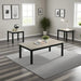 Findlay 3-Piece 47.5 in. Rectangle Faux Marble Top Coffee Table Set with Solid Wood Legs - Sweatfully