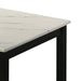 Findlay 3-Piece 47.5 in. Rectangle Faux Marble Top Coffee Table Set with Solid Wood Legs - Sweatfully