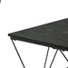 Whetstone 31.5" 3-Piece Coffee Table Set with Angular & Geometric Metal Base - Sweatfully