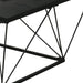 Whetstone 31.5" 3-Piece Coffee Table Set with Angular & Geometric Metal Base - Sweatfully