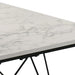 Whetstone 31.5" 3-Piece Coffee Table Set with Angular & Geometric Metal Base - Sweatfully