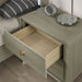 Rainier Modern 25" Gray Wood 2-Drawer Nightstand - Sweatfully