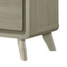 Rainier Modern 25" Gray Wood 2-Drawer Nightstand - Sweatfully