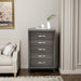 Contemporary 31" Chest with 5-Drawer for Bedroom, Livingroom - Sweatfully