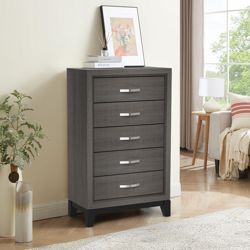 Contemporary 31" Chest with 5-Drawer for Bedroom, Livingroom - Sweatfully
