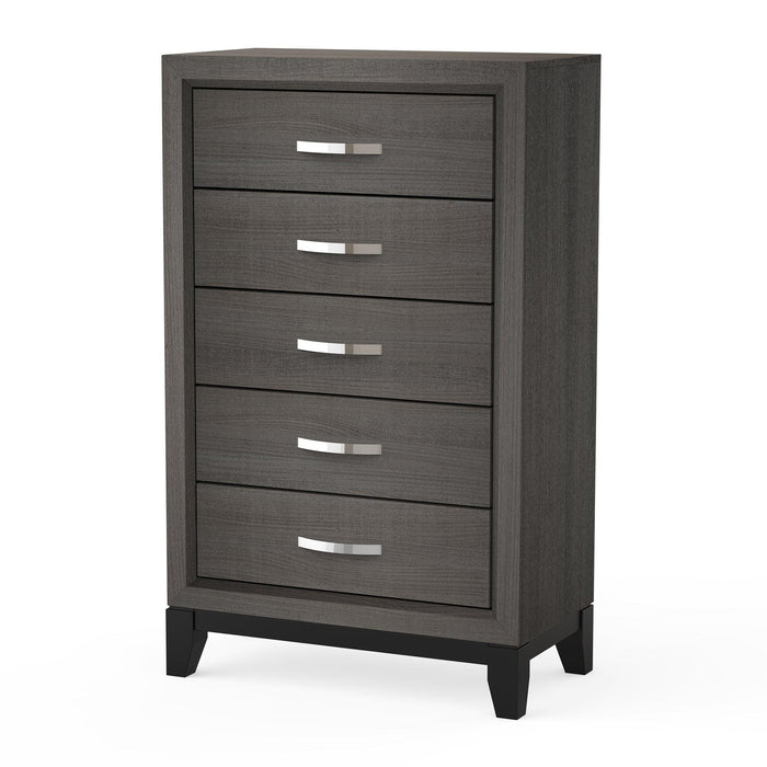 Contemporary 31" Chest with 5-Drawer for Bedroom, Livingroom - Sweatfully