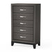 Contemporary 31" Chest with 5-Drawer for Bedroom, Livingroom - Sweatfully