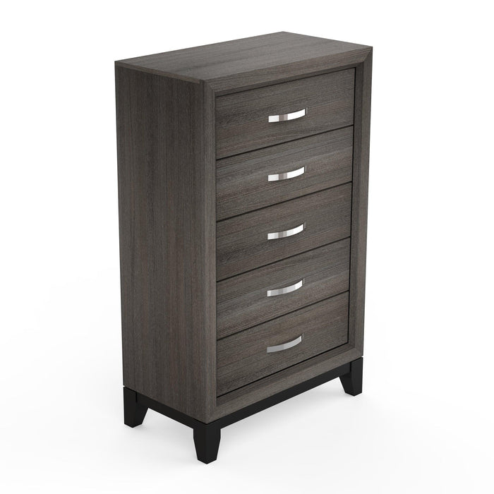Contemporary 31" Chest with 5-Drawer for Bedroom, Livingroom - Sweatfully