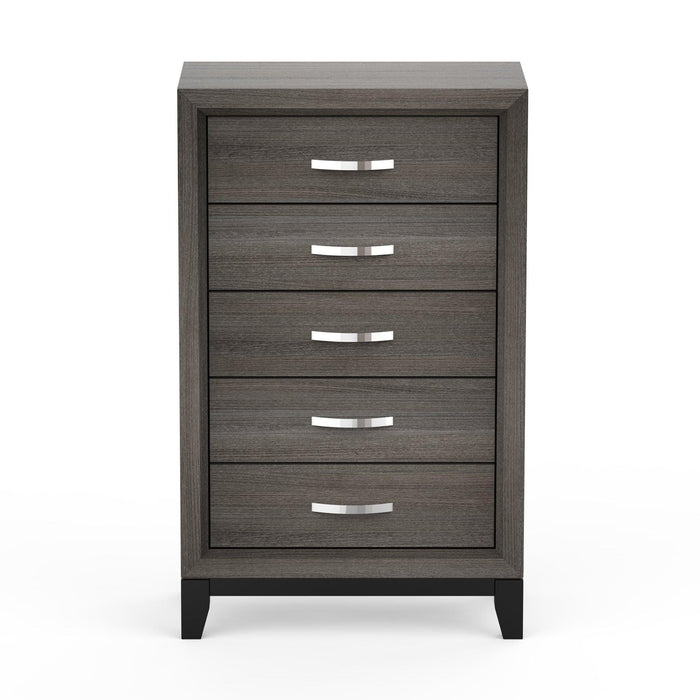 Contemporary 31" Chest with 5-Drawer for Bedroom, Livingroom - Sweatfully