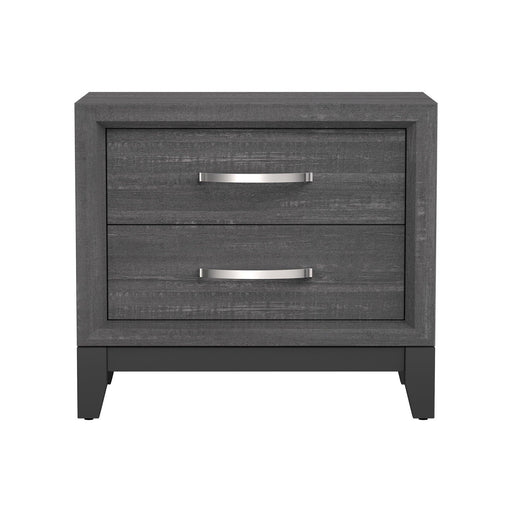 Furniture of America Lucien Modern Wood Nightstand with 2 Drawers - Sweatfully
