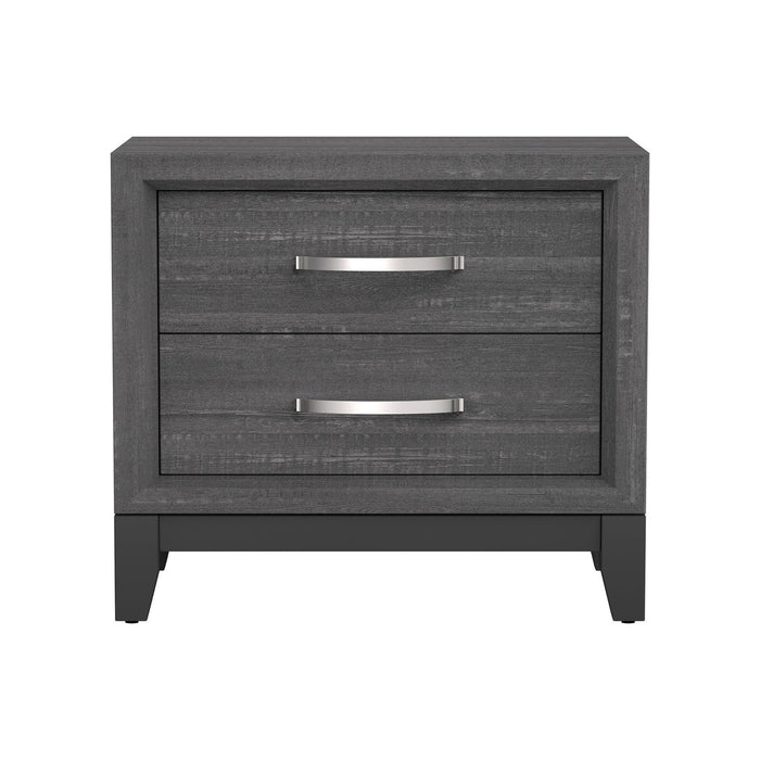 Furniture of America Lucien Modern Wood Nightstand with 2 Drawers - Sweatfully