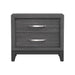 Furniture of America Lucien Modern Wood Nightstand with 2 Drawers - Sweatfully