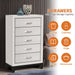 Contemporary 31" Chest with 5-Drawer for Bedroom, Livingroom - Sweatfully